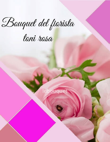 Bouquet del fiorista rosa