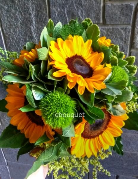 Bouquet di girasoli